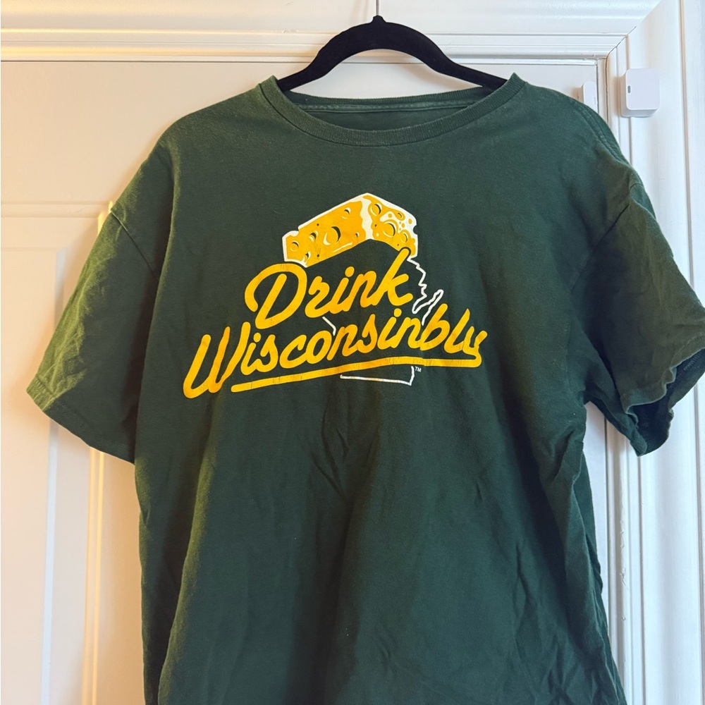 Green 'Drink Wisconsinbly' T-Shirt